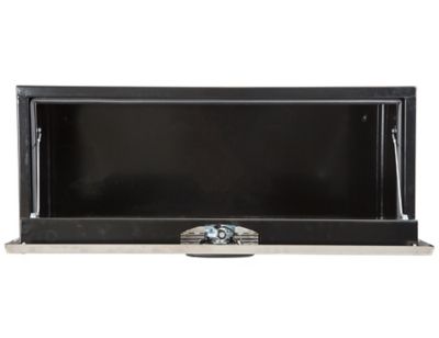 Image showing  Steel Underbody Truck Box with Stainless Steel Door, 14 x 16 x 36in., Black