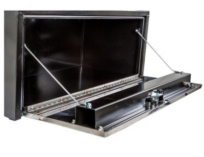 Image showing 8 th Buyers Products Steel Underbody Truck Box with Stainless Steel Door, 14 x 16 x 36in., Black
