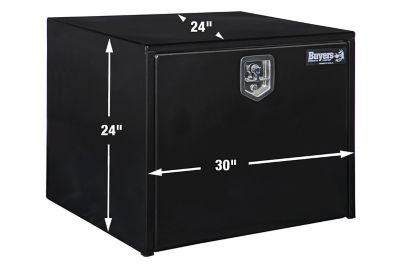 Image showing  Steel Underbody Truck Box with Locking Compression Latch, 24 x 24 x 30in., Black