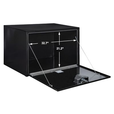 Image showing  Steel Underbody Truck Box with Locking Compression Latch, 24 x 24 x 36in., Black