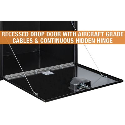 Image showing  Steel Underbody Truck Box with Locking Compression Latch, 24 x 24 x 36in., Black