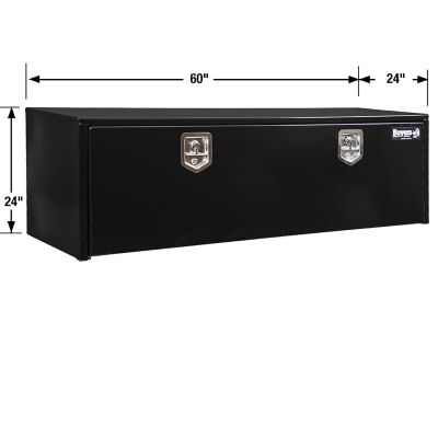 Image showing  Steel Underbody Truck Box with Locking Compression Latch, 24 x 24 x 60in., Black