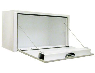 Image showing 1 th Buyers Products Steel Underbody Truck Box with T-Handle Latch, 24 x 24 x 36in., White