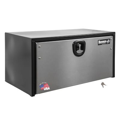 Buyers Products Steel Underbody Truck Box with Stainless Steel Door, 24 in. x 24 in. x 36 in., Black