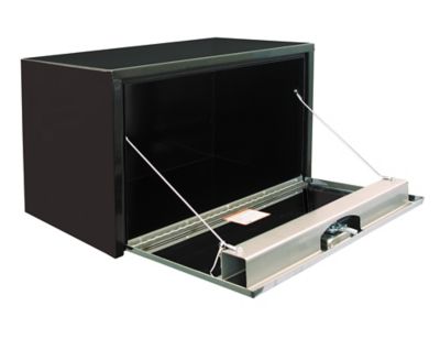 Image showing 4 th Buyers Products Steel Underbody Truck Box with Stainless Steel Door, 24 x 24 x 36in., Black