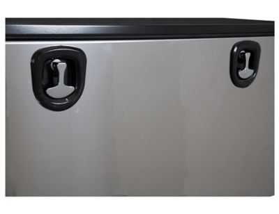 Image showing 8 th Buyers Products 24 x 24 x 60in. Steel Underbody Truck Box with Stainless Steel Door, Black