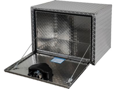 Image showing 5 th Buyers Products Diamond Tread Aluminum Underbody Truck Box with Locking Compression Latch, 18 x 18 x 24in.