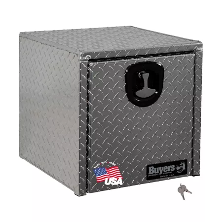 Buyers Products 18 in x 18 in x 18 in Diamond Tread Aluminum Truck Box Underbody Truck Tool Boxes