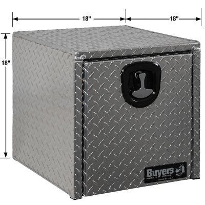 Image showing  Diamond Tread Aluminum Underbody Truck Box, 18 x 18 x 18in.