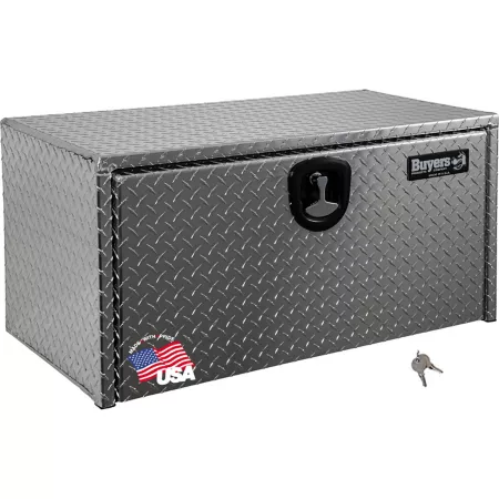 Buyers Products 20 in x 20 in x 36 in Diamond Tread Aluminum Truck Box Underbody Truck Tool Boxes