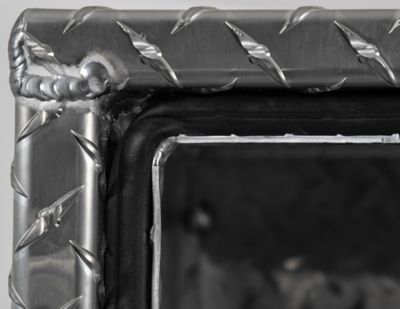 Image showing 5 th Buyers Products Diamond Tread Aluminum Underbody Truck Box with Locking Compression Latch, 24 in. X 24 in. X 30 in.