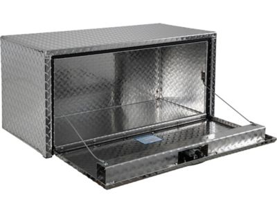 Image showing  Diamond Tread Aluminum Underbody Truck Box, 24 in. x 24 in. x 36 in.