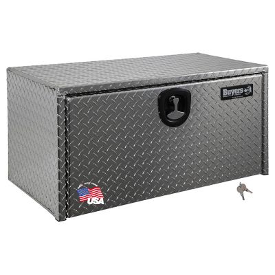 Buyers Products 14 in. x 12 in. x 30 in. Diamond Tread Aluminum Underbody Truck Box