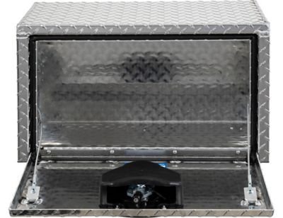 Image showing 6 th Buyers Products Diamond Tread Aluminum Underbody Truck Box, 14 in. x 16 in. x 24 in.