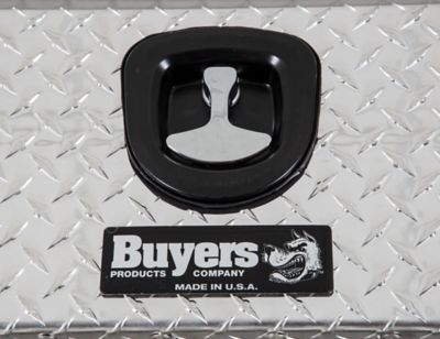 Image showing  Heavy-Duty Diamond Tread Aluminum Step Tool Box, 24 in. x 28 in. x 18 in.