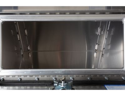 Image showing 6 th Buyers Products Heavy-Duty Diamond Tread Aluminum Step Tool Box, 24 in. x 28 in. x 24 in.