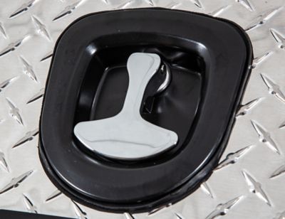 Image showing  Heavy-Duty Diamond Tread Aluminum Step Tool Box, 24 in. x 28 in. x 30 in.