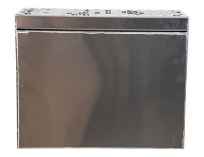 Image showing 9 th Buyers Products Heavy-Duty Diamond Tread Aluminum Step Tool Box, 24 in. x 28 in. x 30 in.