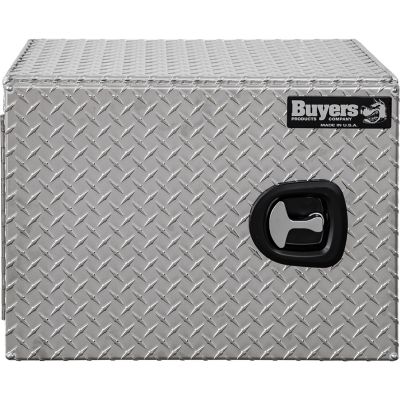 Image showing  Diamond Tread Aluminum Barn Door Underbody Truck Box, 18 in. x 18 in. x 24 in.