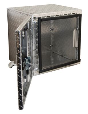 Image showing  Diamond Tread Aluminum Barn Door Underbody Truck Box, 18 in. x 18 in. x 18 in.