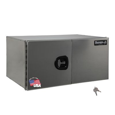 Buyers Products 18 in. x 18 in. x 36 in. Smooth Aluminum Barn Door Underbody Truck Box