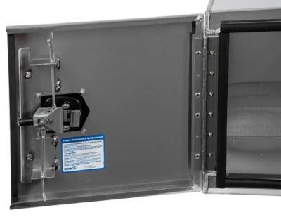 Image showing  Smooth Aluminum Barn Door Underbody Truck Box, 18 in. x 18 in. x 36 in.