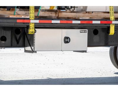 Image showing 6 th Buyers Products Smooth Aluminum Barn Door Underbody Truck Box, 18 in. x 18 in. x 36 in.