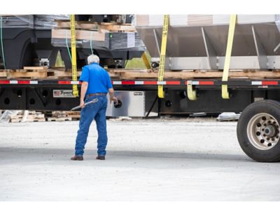 Image showing 7 th Buyers Products Smooth Aluminum Barn Door Underbody Truck Box, 18 in. x 18 in. x 36 in.