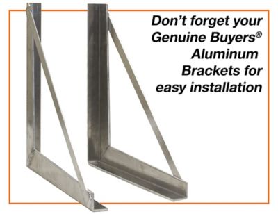 Image showing 2 th Buyers Products Pro Series Smooth Aluminum Barn Door Underbody Truck Box, 18 in. x 18 in. x 48 in.