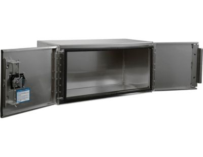 Image showing 6 th Buyers Products Pro Series Smooth Aluminum Barn Door Underbody Truck Box, 18 in. x 18 in. x 48 in.