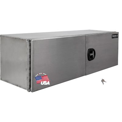 Buyers Products 18 in. x 18 in. x 60 in. Pro Series Smooth Aluminum Underbody Truck Box with Double Barn Door