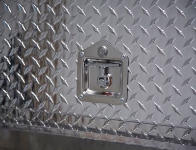 Image showing  21 in. x 13.5/10 in. x 72 in. Diamond Tread Aluminum Contractor Truck Tool Box