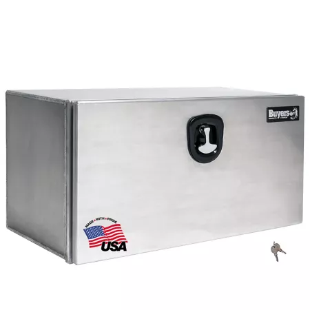 Buyers Products 18 in x 18 in x 30 in Pro Series Smooth Aluminum Underbody Truck Box Underbody Truck Tool Boxes