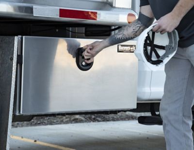 Image showing 5 th Buyers Products Pro Series Smooth Aluminum Underbody Truck Box, 18 in. x 18 in. x 36 in.