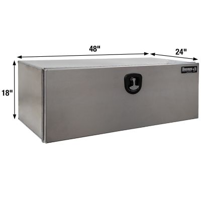 Image showing  Pro Series Smooth Aluminum Underbody Truck Box, 18 in. x 24 in. x 48 in.