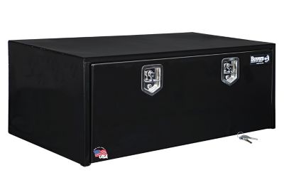 Buyers Products 18 in. x 24 in. x 48 in. Steel Underbody Truck Box, Black
