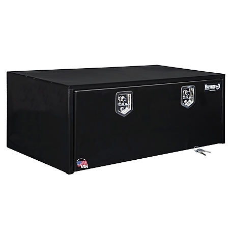 Buyers Products 18 in. x 24 in. x 48 in. Steel Underbody Truck Box, Black