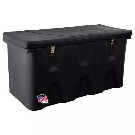 Buyers Products Black Poly All-Purpose Storage Chest 17.25 in x 19 in x 44 in. Truck Tool Box Chests