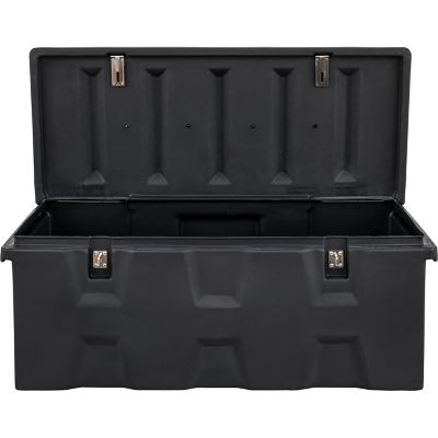 Image showing 6 th Romotech 17.25 x 19 x 44in. Poly All-Purpose Storage Chest, Black