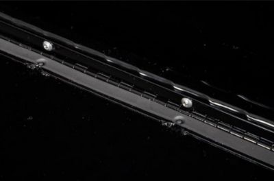 Image showing  16 in. x 13 in. x 72 in. Gloss Black Diamond Tread Aluminum Topsider Truck Tool Box