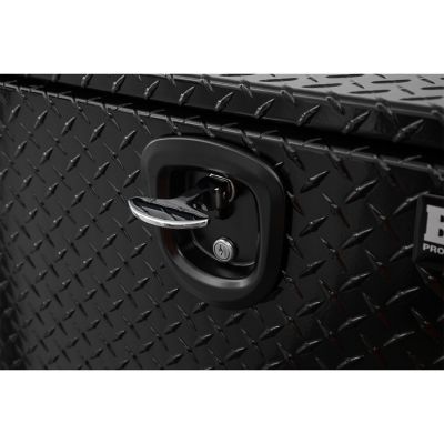 Image showing 8 th Buyers Products Diamond Tread Aluminum Underbody Truck Box, 18 in. x 18 in. x 24 in., Black