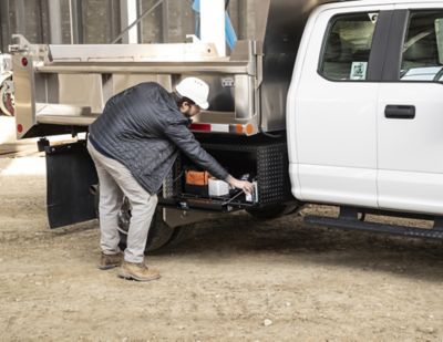 Image showing  Diamond Tread Aluminum Underbody Truck Box, 18 in. x 18 in. x 30 in.