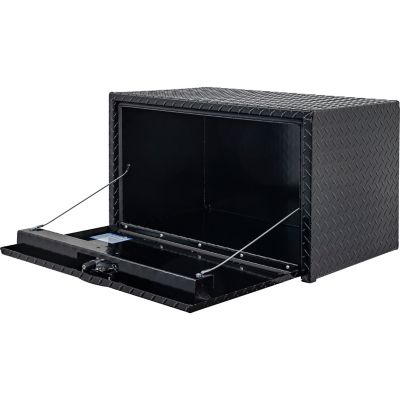 Image showing 7 th Buyers Products Diamond Tread Aluminum Underbody Truck Box, 18 in. x 18 in. x 30 in.