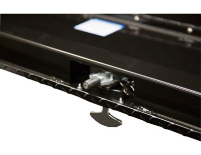 Image showing  Diamond Tread Aluminum Underbody Truck Box, 18 in. x 18 in. x 48 in., Black