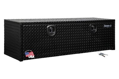 Buyers Products 18 x 18 x 60in. Diamond Tread Aluminum Underbody Truck Box, Black