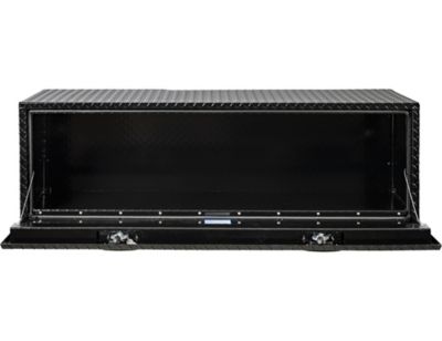 Image showing 8 th Buyers Products Diamond Tread Aluminum Underbody Truck Box, 18 in. x 18 in. x 60 in., Black
