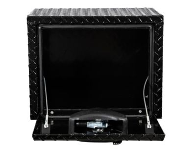 Image showing  Diamond Tread Aluminum Underbody Truck Box, 24 in. x 24 in. x 24 in., Black