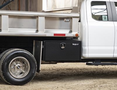 Image showing  Diamond Tread Aluminum Underbody Truck Box, 24 in. x 24 in. x 30 in., Black