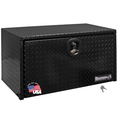 Buyers Products 24 in. x 24 in. x 36 in. Black Diamond Tread Aluminum Underbody Truck Box