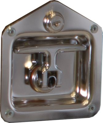 Image showing 5 th Buyers Products 72 in. x 23 in. x 15 in. Black Diamond Tread Aluminum Contractor Truck Tool Box